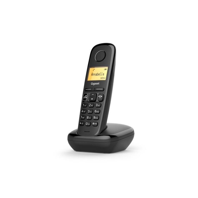 Gigaset A270 DECT-Telefon Anrufer-Identifikation Schwarz