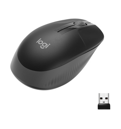 Logitech M190 Full-size wireless mouse Ambidestro RF Wireless Ottico 1000 DPI