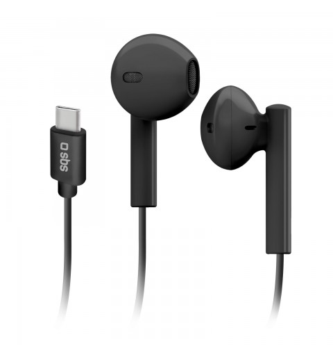 SBS Studio Mix 65c Auriculares Alámbrico Dentro de oído Llamadas Música USB Tipo C Negro