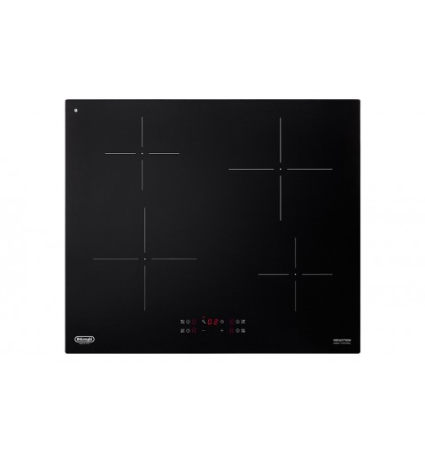 De’Longhi PIN 62 Black Built-in 60 cm Sealed plate 4 zone(s)