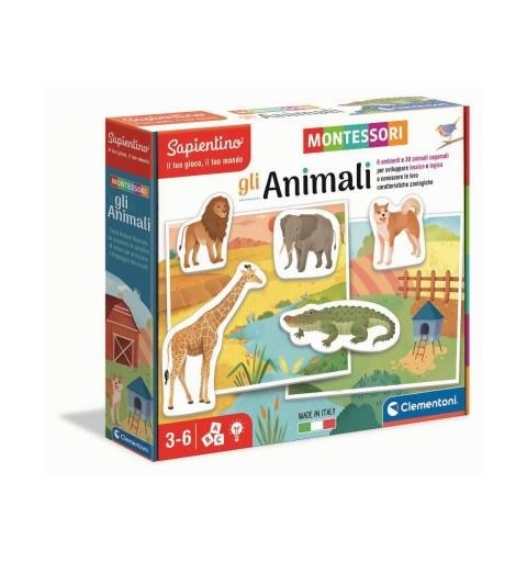 Clementoni MONTESSORI - GLI ANIMALI