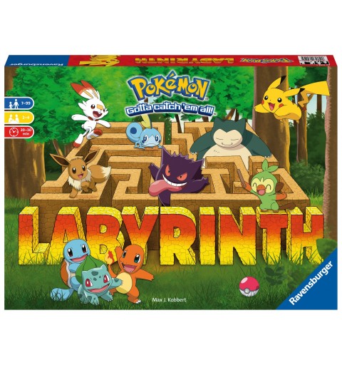 Ravensburger Pokémon Labyrinth Board game Familia