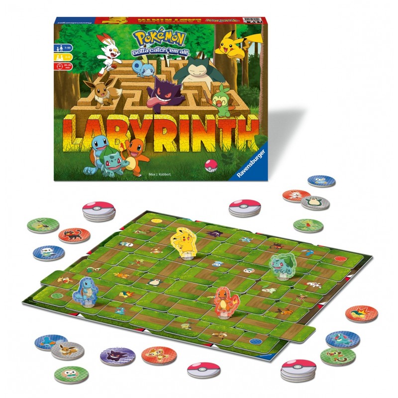 Ravensburger Pokémon Labyrinth Board game Familia