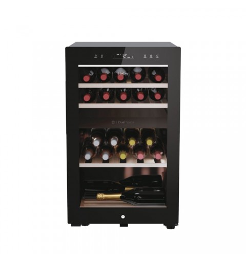 Haier Wine Bank 50 Serie 7 HWS42GDAU1 Nevera de vino Independiente Negro 42 botella(s)