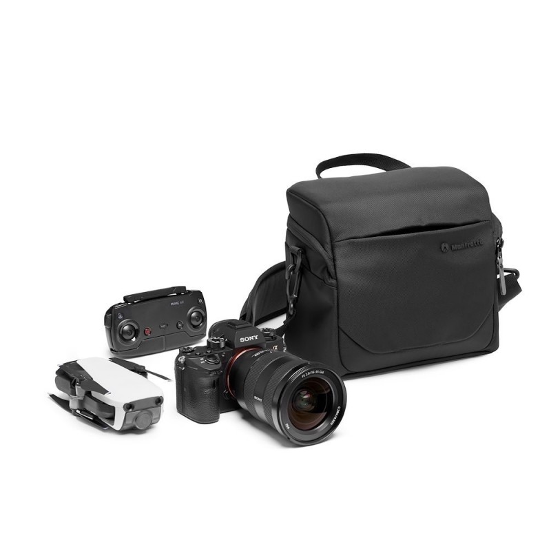 Manfrotto MB MA3-SB-L estuche para cámara fotográfica Cubierta de hombro Negro