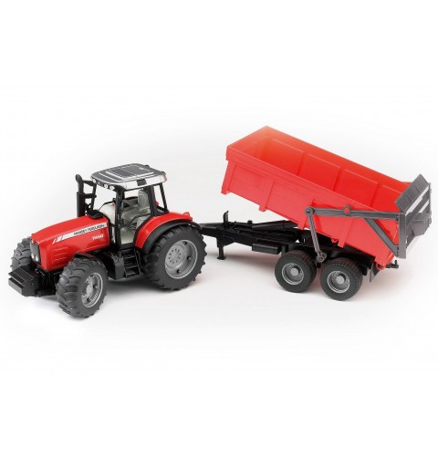 BRUDER Tracteur Massey Ferguson 7480 Avec Benne