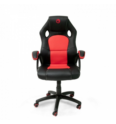 NACON PCCH-310 Sedia per gaming universale Sedia imbottita tappezzata Nero, Rosso