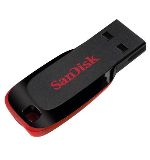 SanDisk Cruzer Blade unidad flash USB 32 GB USB tipo A 2.0 Negro, Rojo