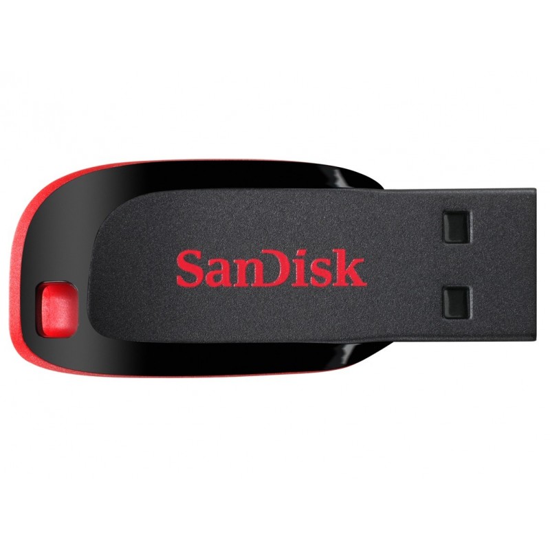 SanDisk Cruzer Blade unidad flash USB 32 GB USB tipo A 2.0 Negro, Rojo