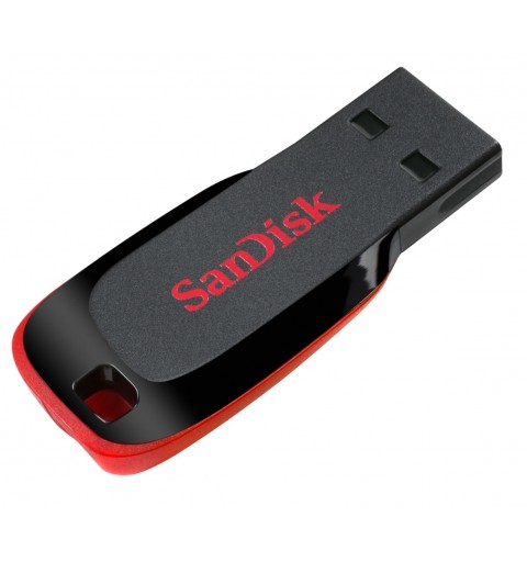 SanDisk Cruzer Blade unidad flash USB 32 GB USB tipo A 2.0 Negro, Rojo