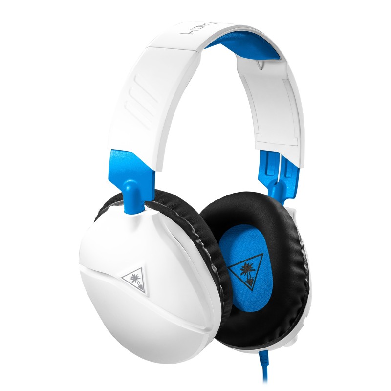 Turtle Beach Recon 70p Gaming Headset for PS5, PS4, Xbox, Switch PC - White & Blue