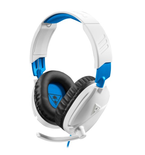 Turtle Beach Recon 70p Gaming Headset for PS5, PS4, Xbox, Switch PC - White & Blue