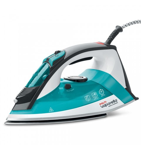 Polti QC120 Steam iron Stainless Steel soleplate 2200 W Black, Turquoise, White