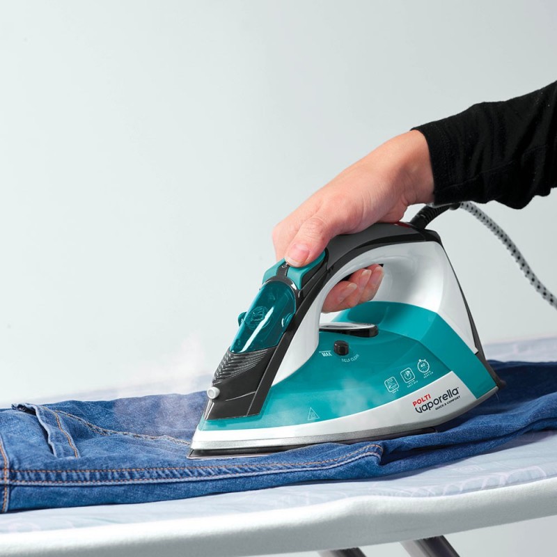 Polti QC120 Steam iron Stainless Steel soleplate 2200 W Black, Turquoise, White