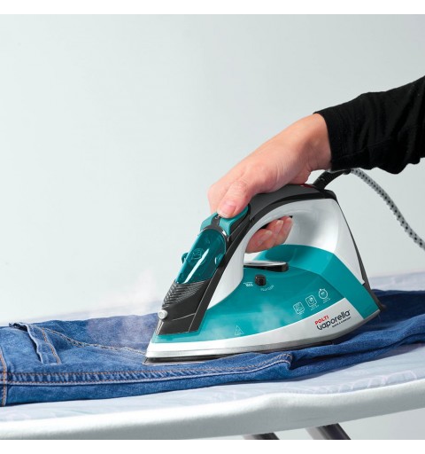 Polti QC120 Steam iron Stainless Steel soleplate 2200 W Black, Turquoise, White