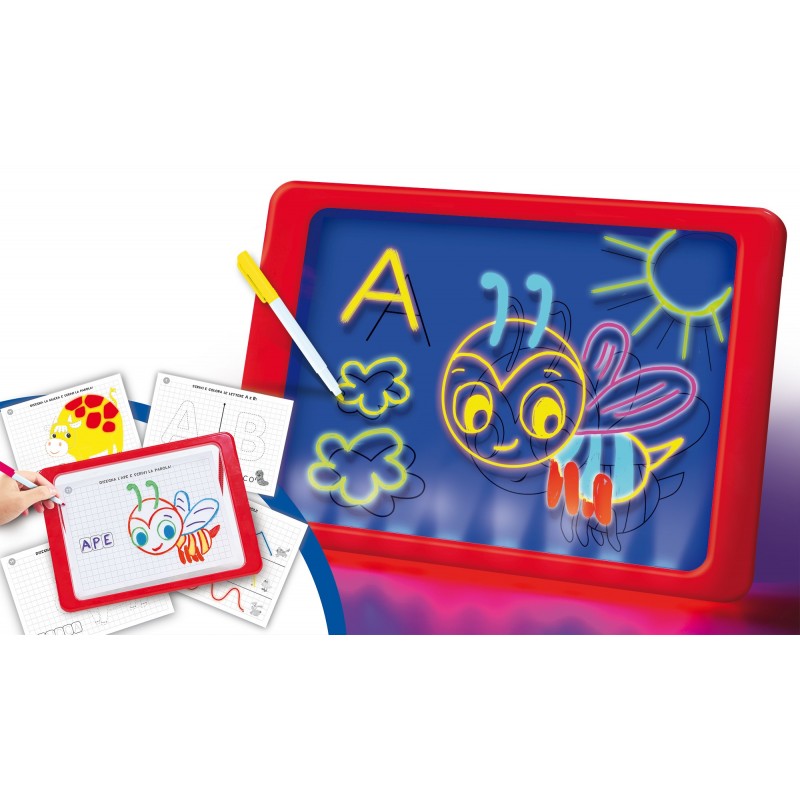 Lisciani 77441 kit de dessin lumineux pour enfants