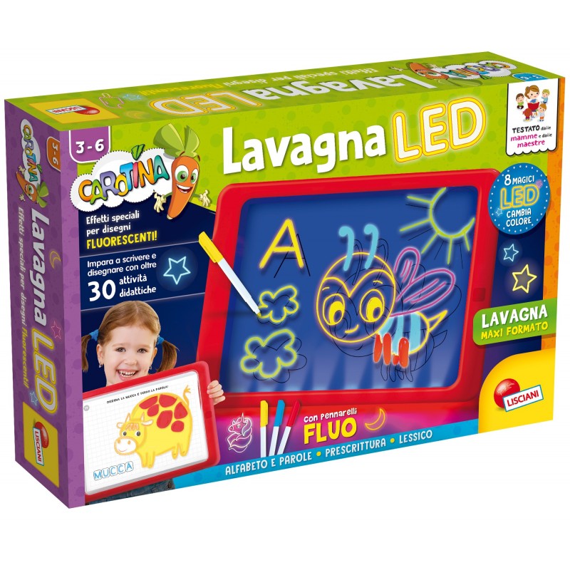 Lisciani 77441 kit de dessin lumineux pour enfants