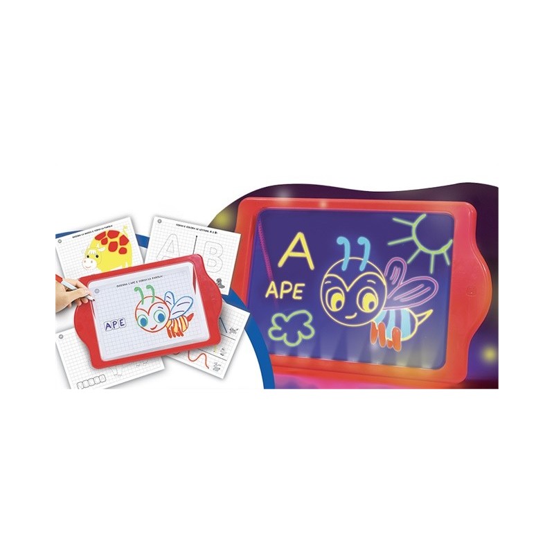 Lisciani 77441 kit de dessin lumineux pour enfants