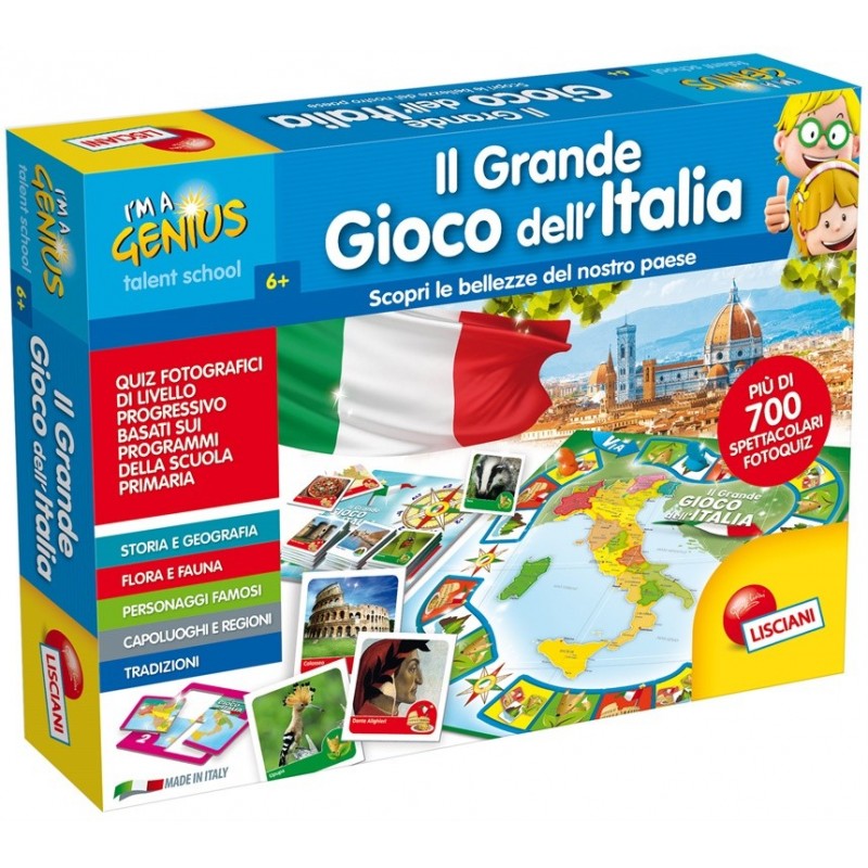 Lisciani 56453 board card game Board game Travel adventure