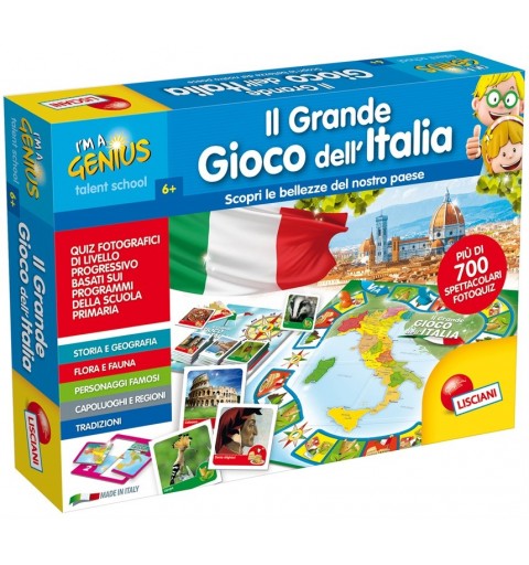 Lisciani 56453 board card game Board game Travel adventure