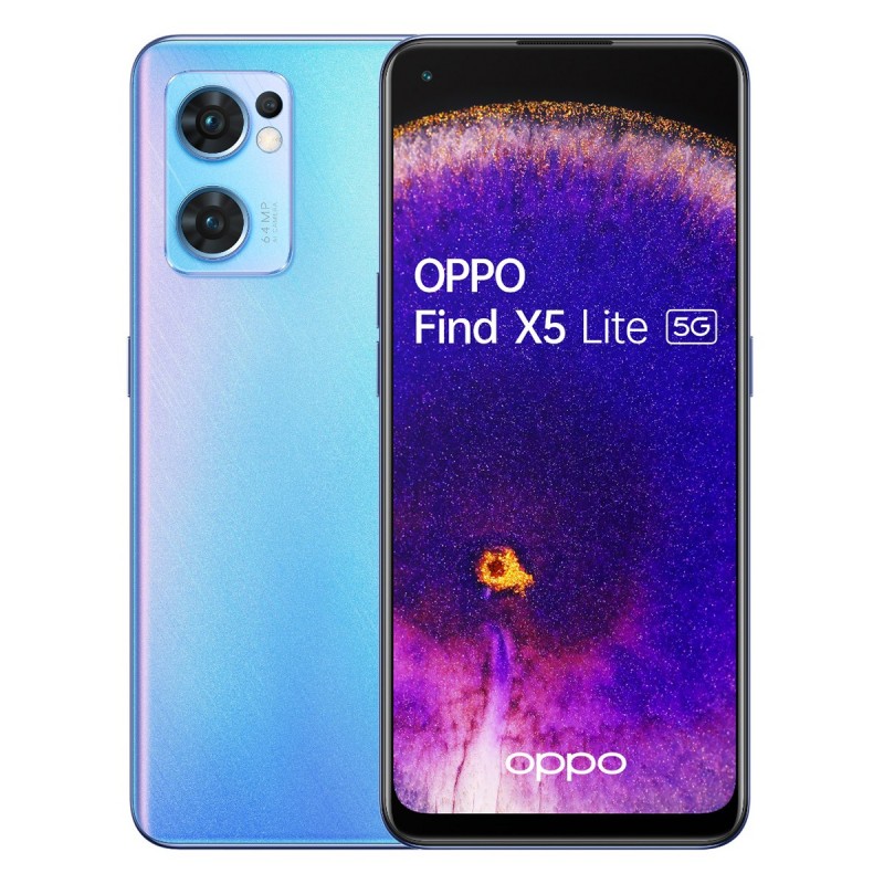 OPPO Find X5 Lite ha una batteria di lunga durata da 4500mAh, RAM 8GB(Espandibile 13GB) + ROM 256GB espandibile (1TB), Display