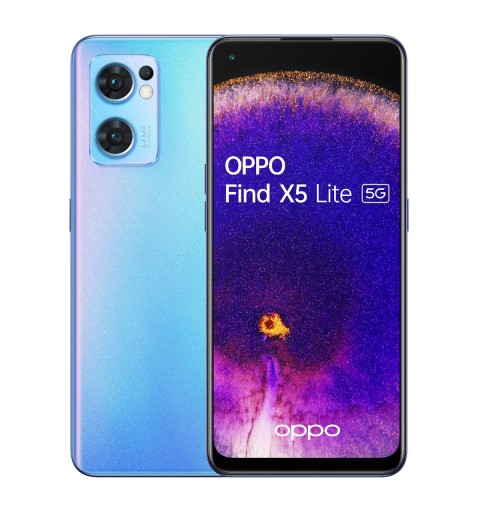 OPPO Find X5 Lite 16.3 cm (6.43") Dual SIM Android 12 5G USB Type-C 8 GB 256 GB 4500 mAh Blue