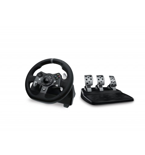 Logitech G G920 Driving Force Racing Wheel Negro USB 2.0 Volante + Pedales Analógico Digital PC, Xbox One