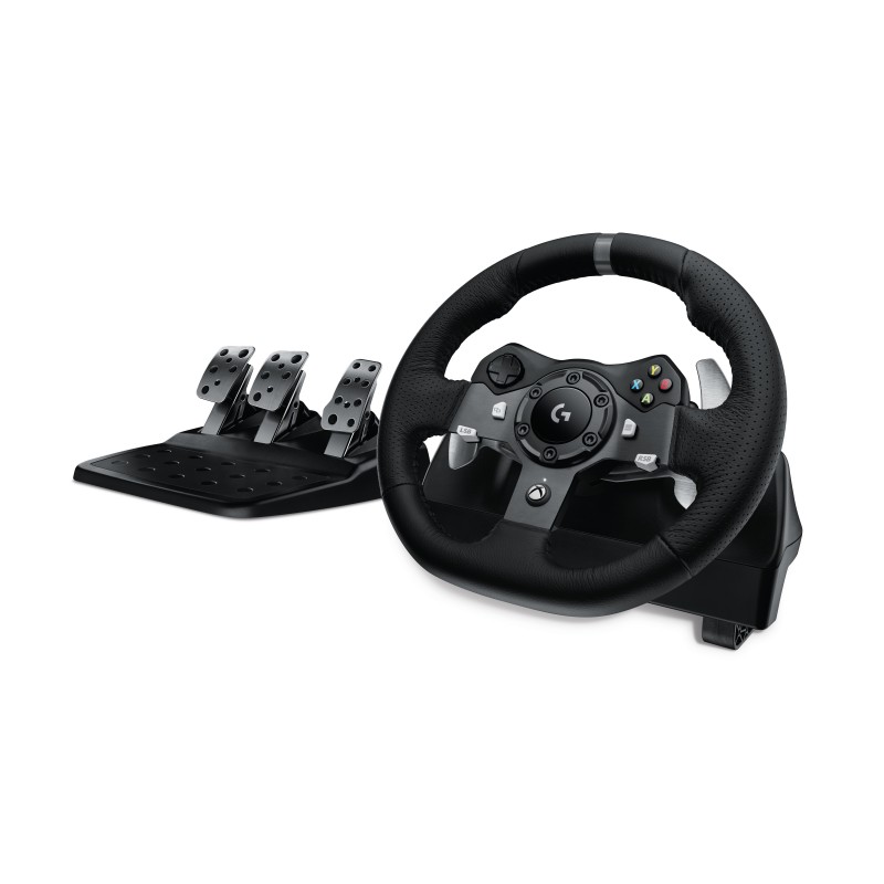 Logitech G G920 Driving Force Racing Wheel Negro USB 2.0 Volante + Pedales Analógico Digital PC, Xbox One