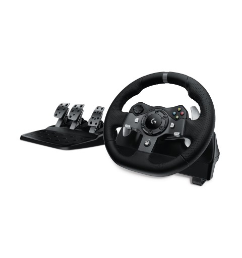 Logitech G G920 Driving Force Racing Wheel Negro USB 2.0 Volante + Pedales Analógico Digital PC, Xbox One