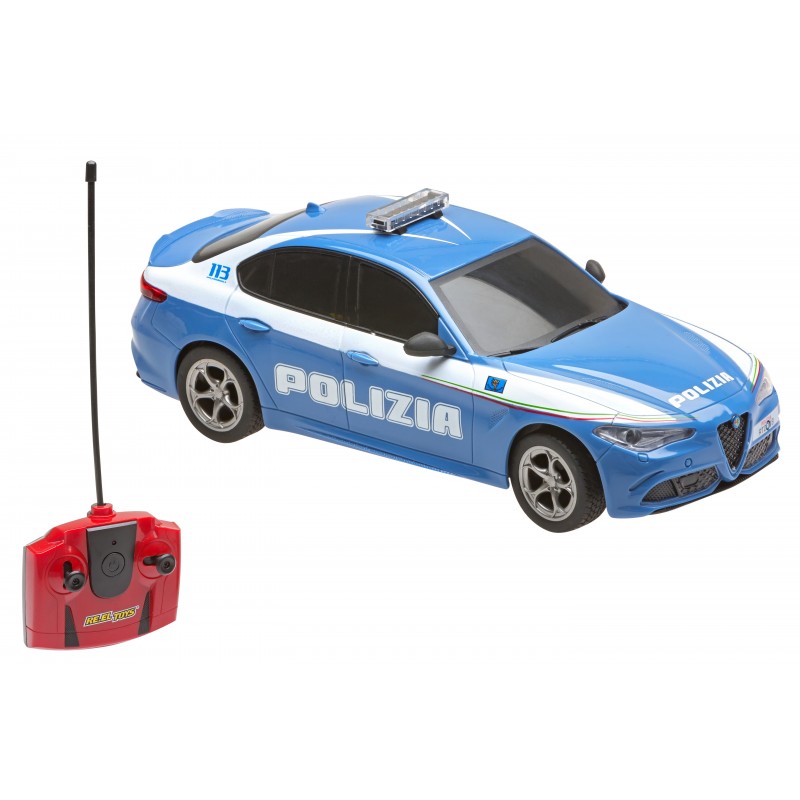 RE.EL Toys 2200 RC-Modellbau Landfahrzeug Elektromotor 1 24 Polizeiwagen