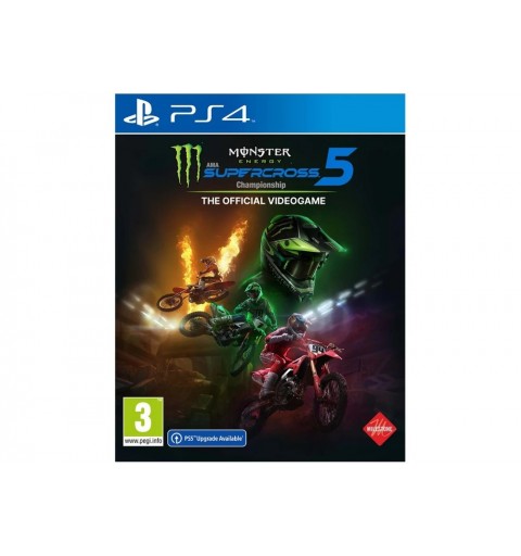 Milestone Monster Energy Supercross 5 Standard Anglais, Espagnol, Italien, Français, Allemand, POR-BRA PlayStation 4
