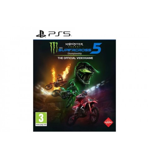 Milestone Monster Energy Supercross 5 Standard Allemand, Anglais, Espagnol, Français, Italien, POR-BRA PlayStation 5
