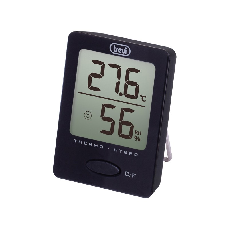 Trevi TE 3004 Elektronisches Umgebungsthermometer Indoor Schwarz