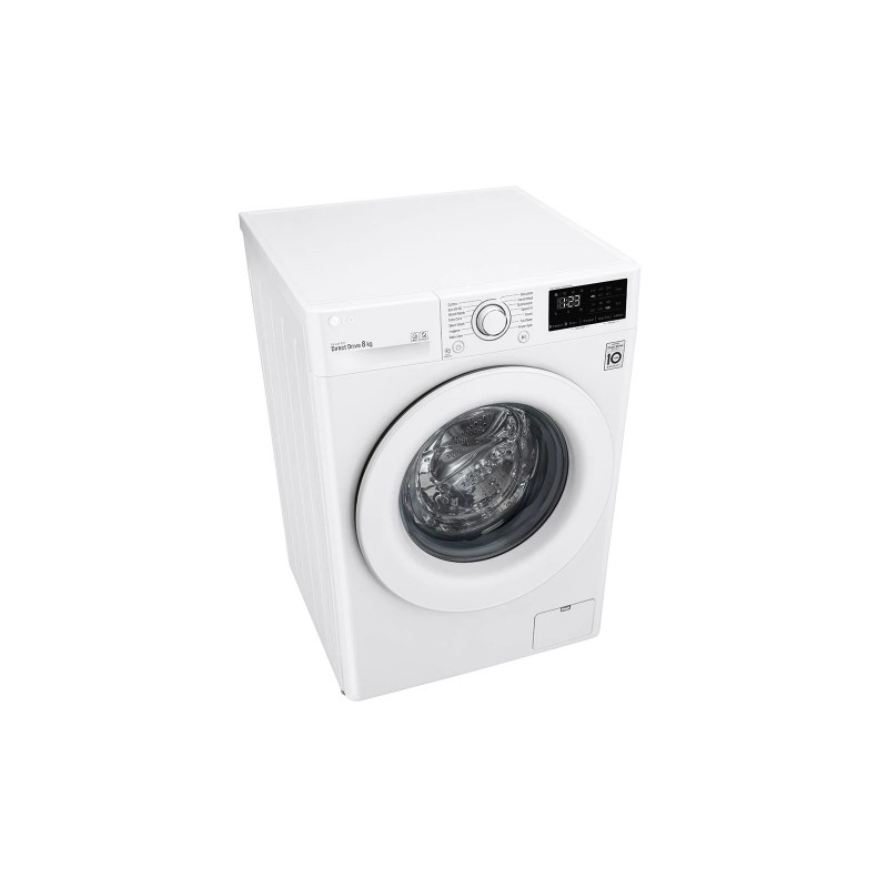 LG F4WV308N3E washing machine Front-load 8 kg 1400 RPM C White