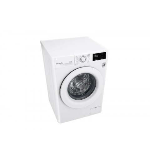 LG F4WV308N3E washing machine Front-load 8 kg 1400 RPM C White