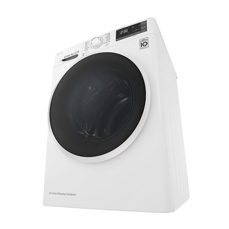 LG RH90V5AV6Q tumble dryer Freestanding Front-load 9 kg A++ White