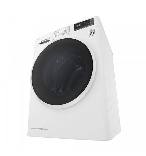 LG RH90V5AV6Q tumble dryer Freestanding Front-load 9 kg A++ White