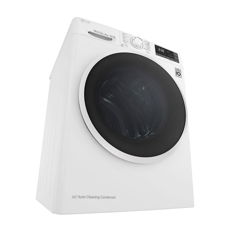 LG RH90V5AV6Q tumble dryer Freestanding Front-load 9 kg A++ White