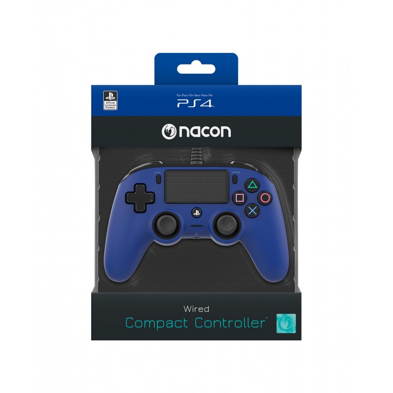 NACON PS4OFCPADBLUE Gaming Controller Blue Gamepad PlayStation 4