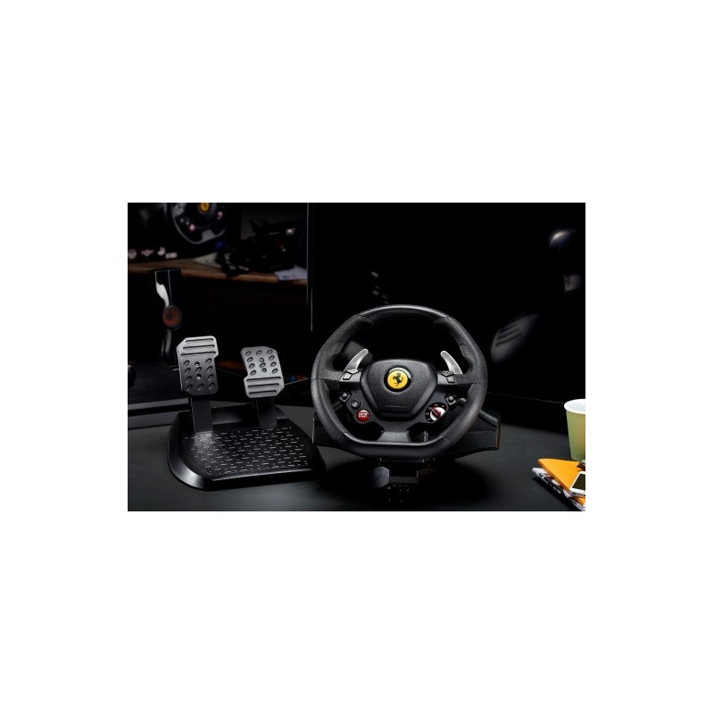 Thrustmaster T80 Ferrari 488 GTB Edition Negro Volante + Pedales Digital PlayStation 4