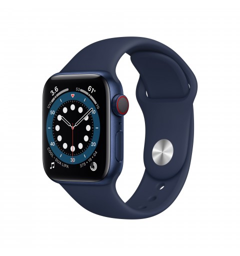 Apple Watch Series 6 40 mm OLED 4G Bleu GPS (satellite)