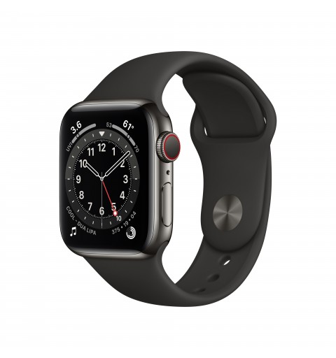 Apple Watch Series 6 40 mm OLED 4G Grafito GPS (satélite)