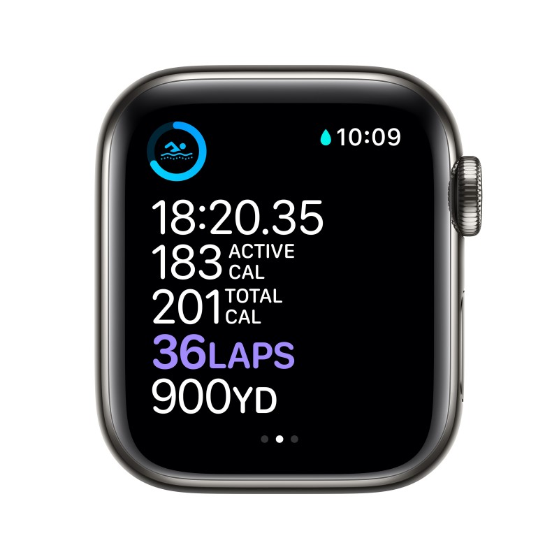 Apple Watch Series 6 40 mm OLED 4G Graphit GPS