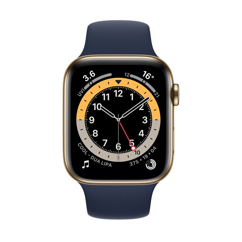 Apple Watch Series 6 44 mm OLED 4G Oro GPS (satélite)