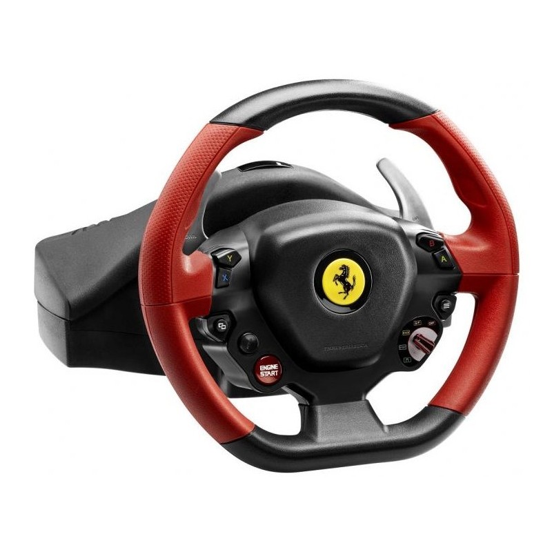 Thrustmaster Ferrari 458 Spider Black, Red Steering wheel + Pedals Xbox One