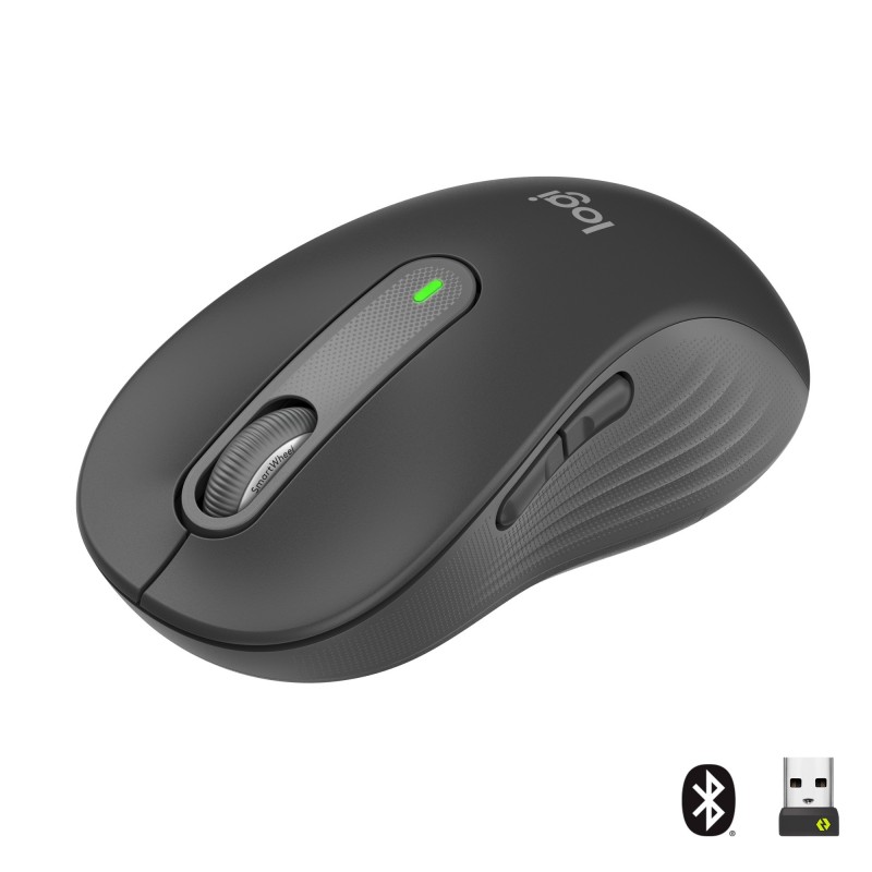 Logitech Signature M650 ratón mano derecha RF inalámbrica + Bluetooth Óptico 2000 DPI