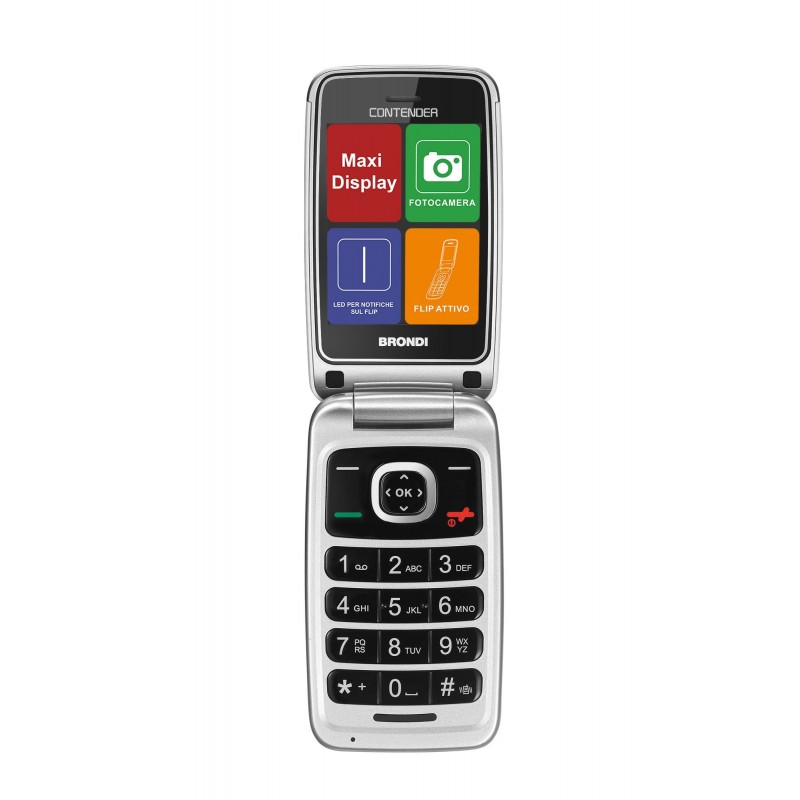 Brondi Contender 7.62 cm (3") White Senior phone