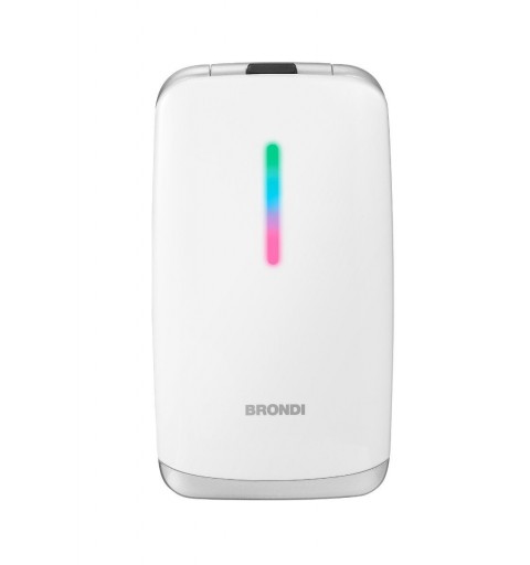 Brondi Contender 7,62 cm (3") Blanco Teléfono para personas mayores