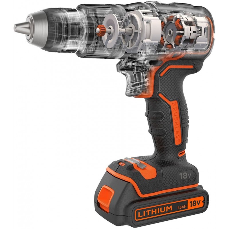 Black & Decker BL188KB-QW Elektroschrauber Schlagschrauber Orange