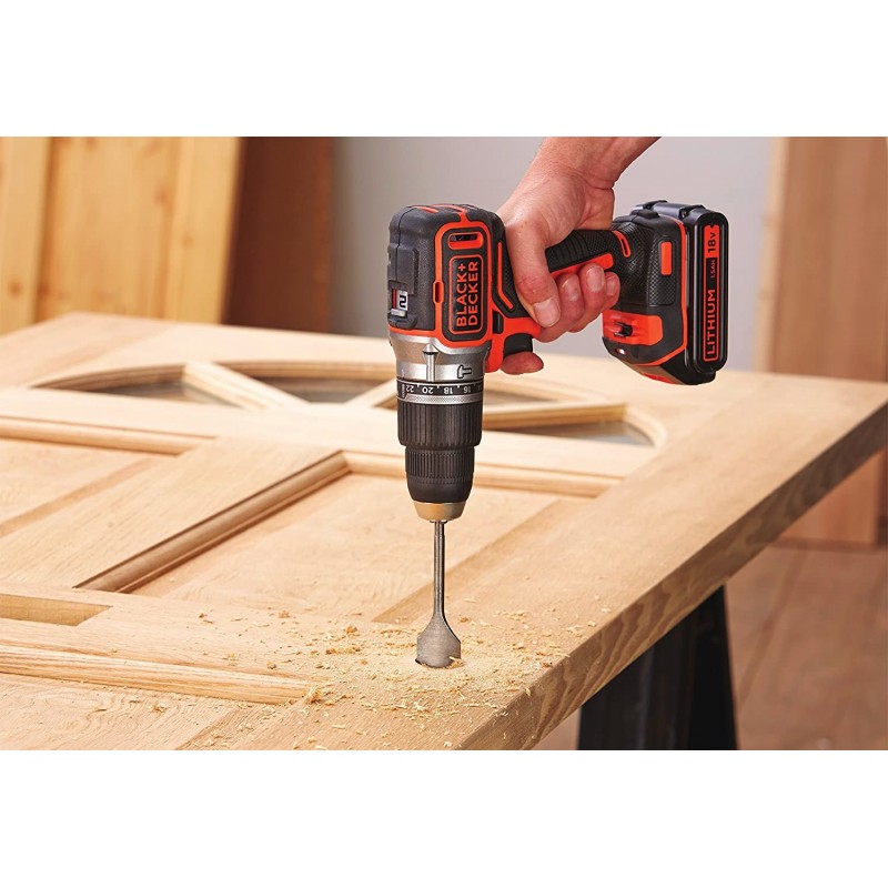 Black & Decker BL188KB-QW Elektroschrauber Schlagschrauber Orange